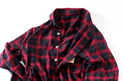 Willow Pants / P-031 BLK×PUR check