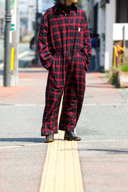 Willow Pants / P-031 BLK×PUR check