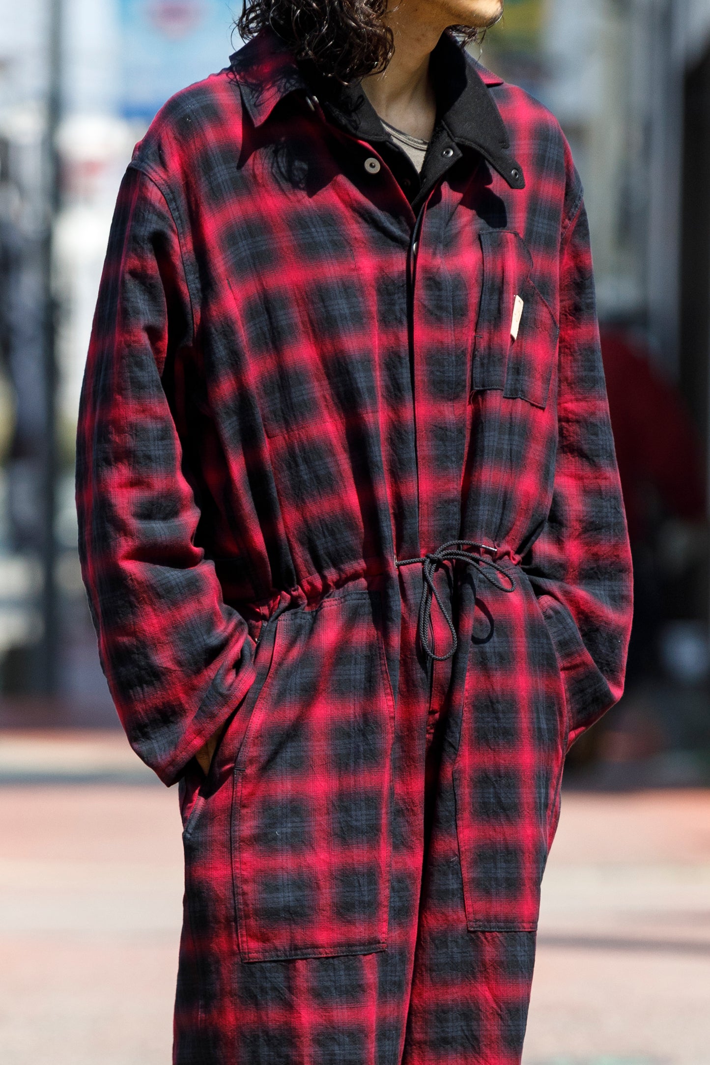 Willow Pants / P-031 BLK×PUR check