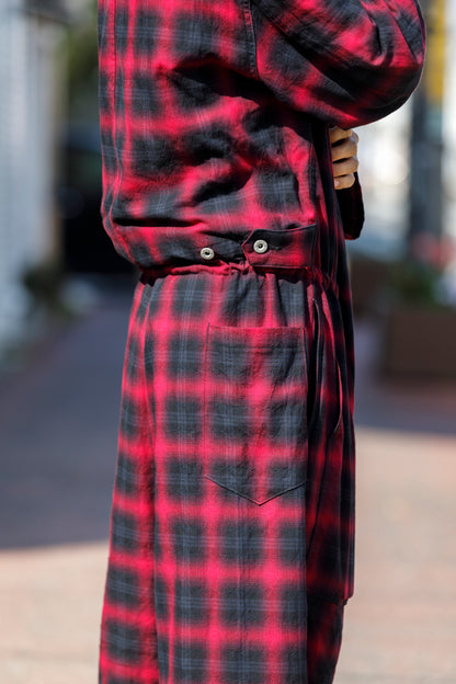 Willow Pants / P-031 BLK×PUR check