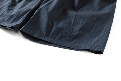 Nikki ESSENTIAL PIECES / Cotton Silk Faille Easy Shorts  - Black