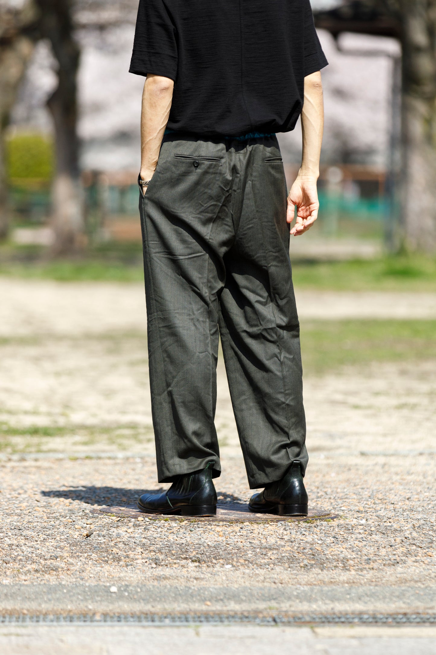CHANGES / CH4108 Remake Slacks Pants (刺子ベルト) - Type A