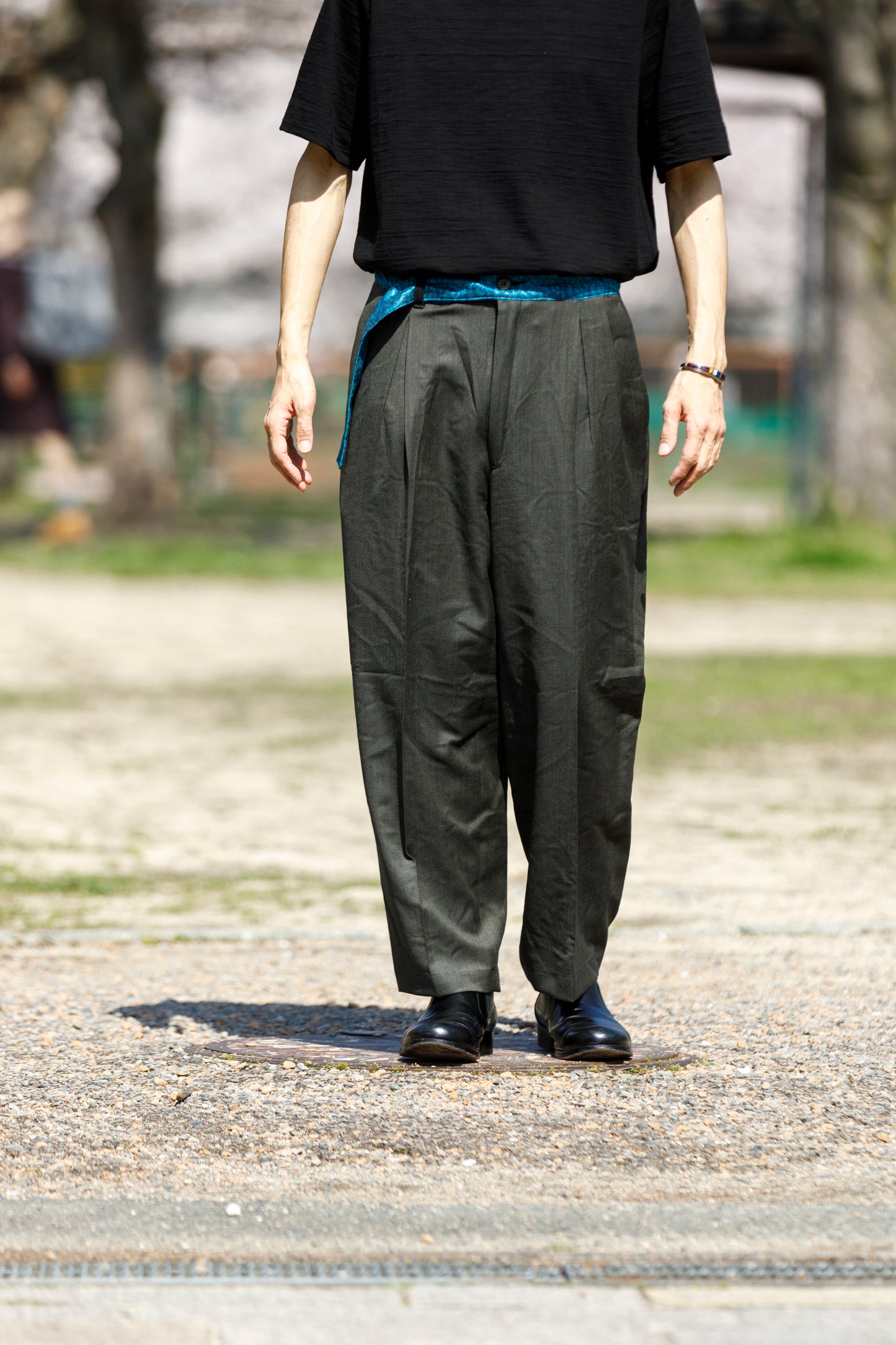 CHANGES / CH4108 Remake Slacks Pants (刺子ベルト) - Type A