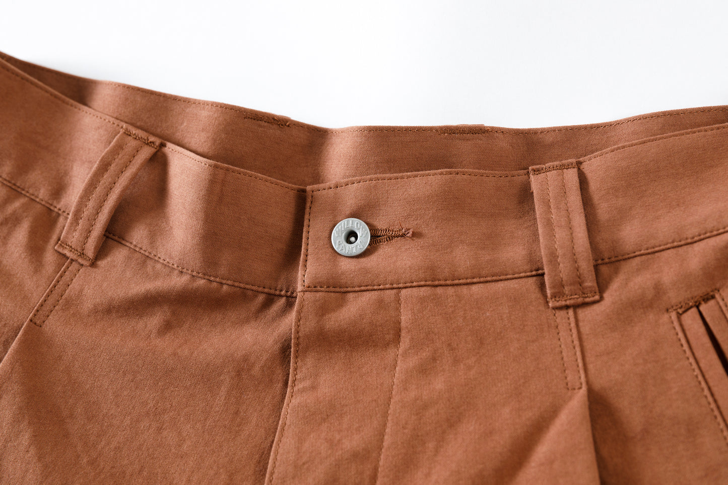 Willow Pants /  P-037 Brown(柿渋染め)
