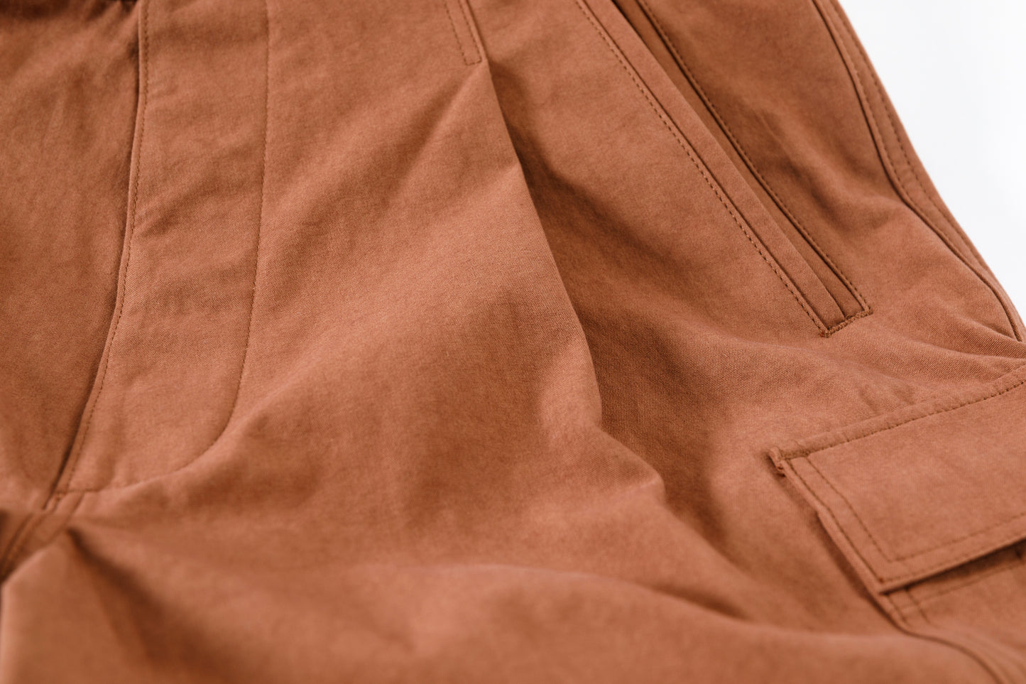 Willow Pants /  P-037 Brown(柿渋染め)