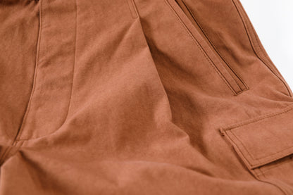 Willow Pants /  P-037 Brown(柿渋染め)