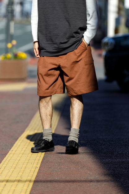 Willow Pants /  P-037 Brown(柿渋染め)
