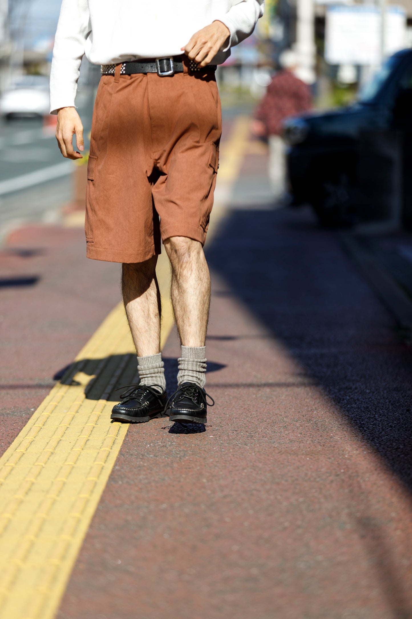Willow Pants /  P-037 Brown(柿渋染め)
