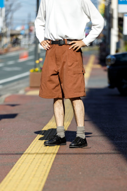 Willow Pants /  P-037 Brown(柿渋染め)
