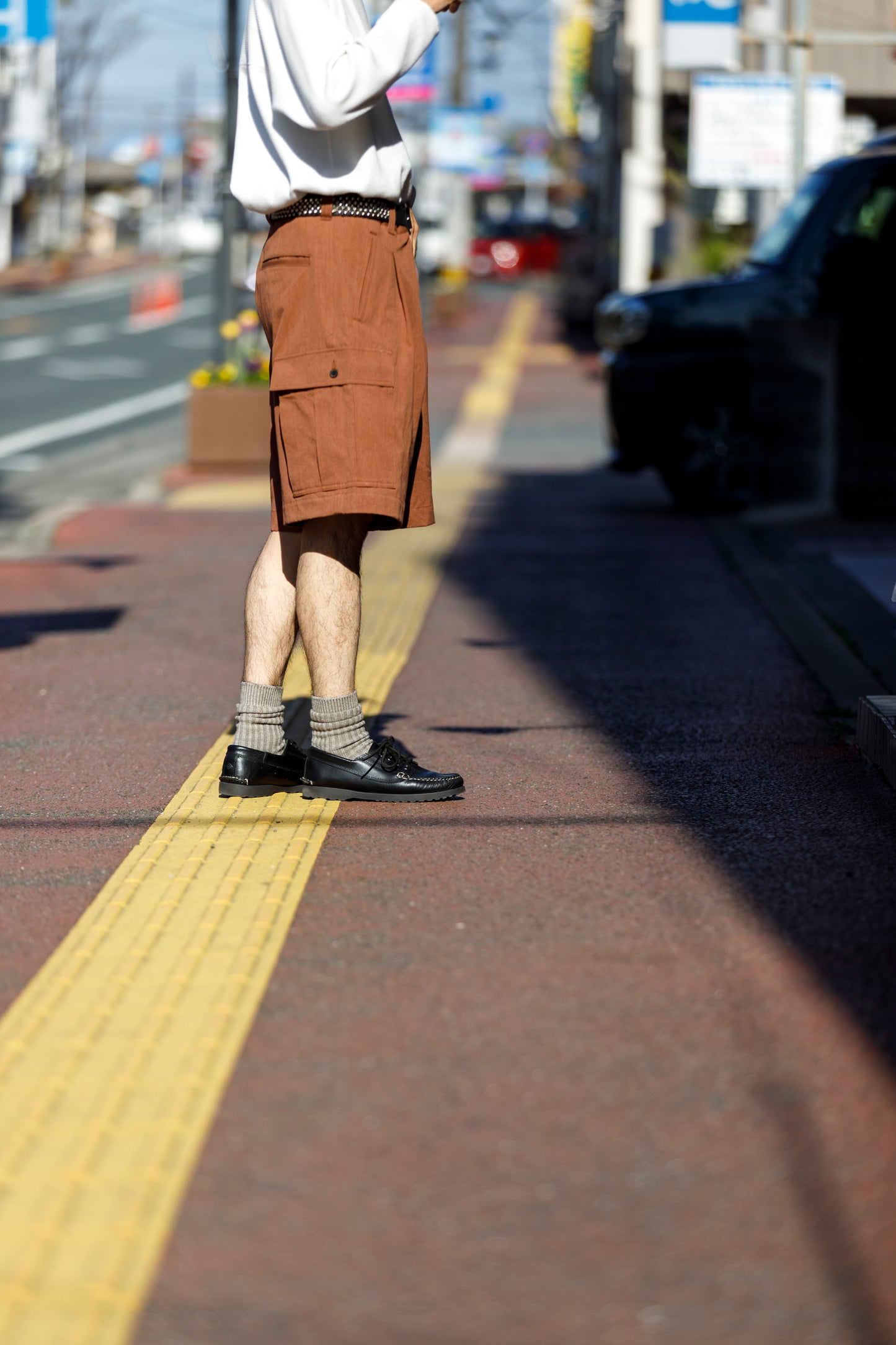 Willow Pants /  P-037 Brown(柿渋染め)