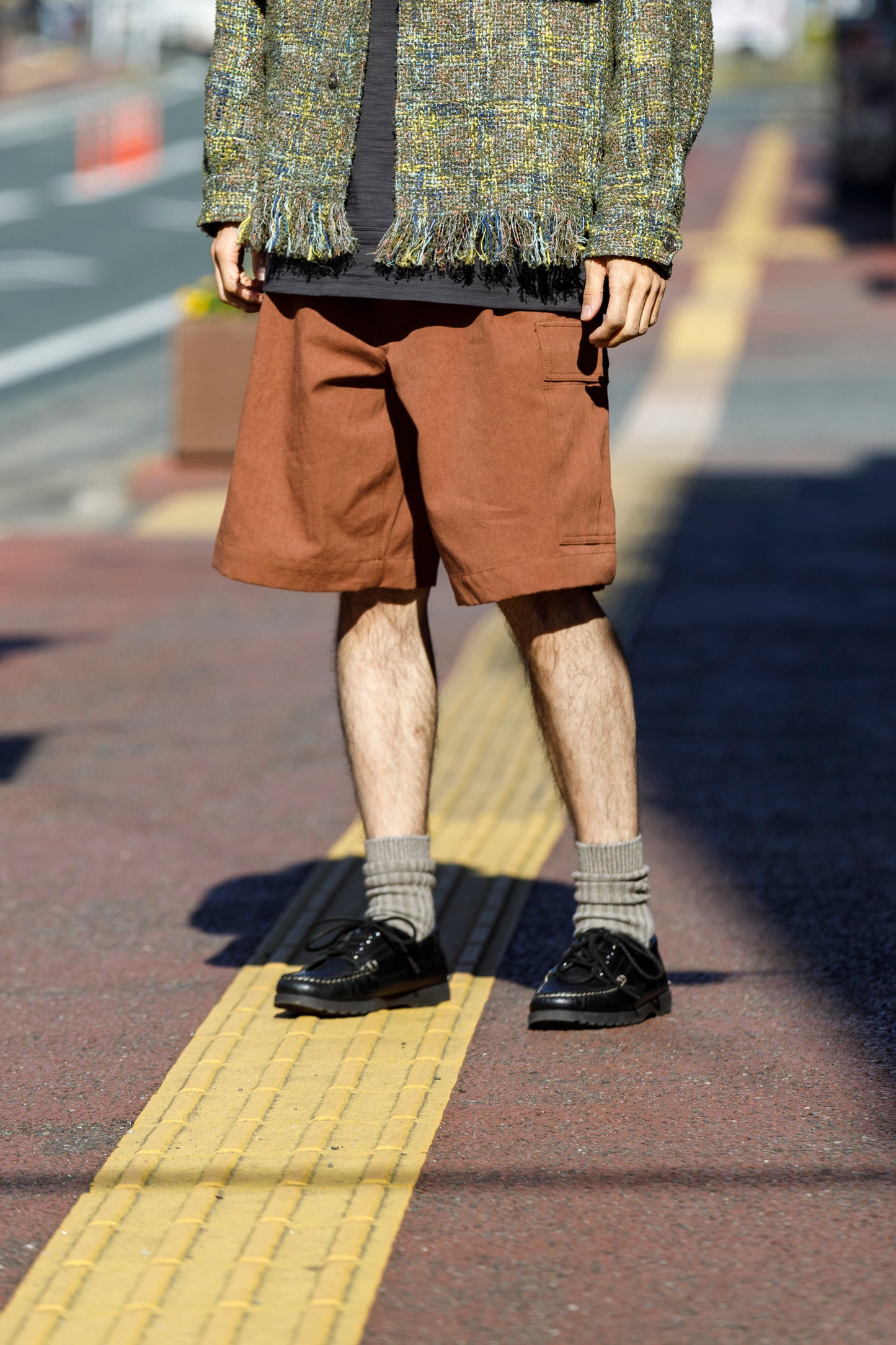 Willow Pants /  P-037 Brown(柿渋染め)