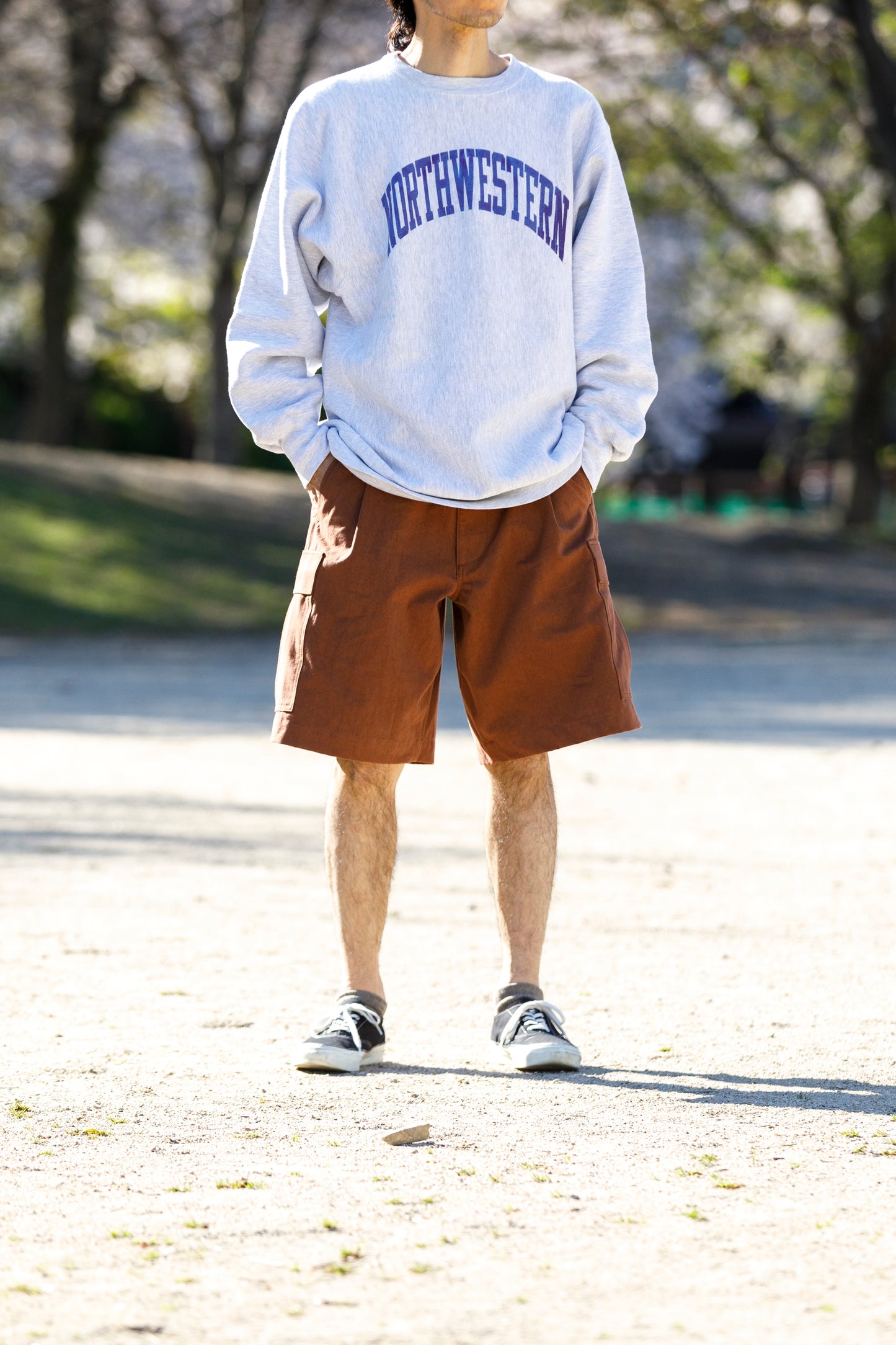 Willow Pants /  P-037 Brown(柿渋染め)