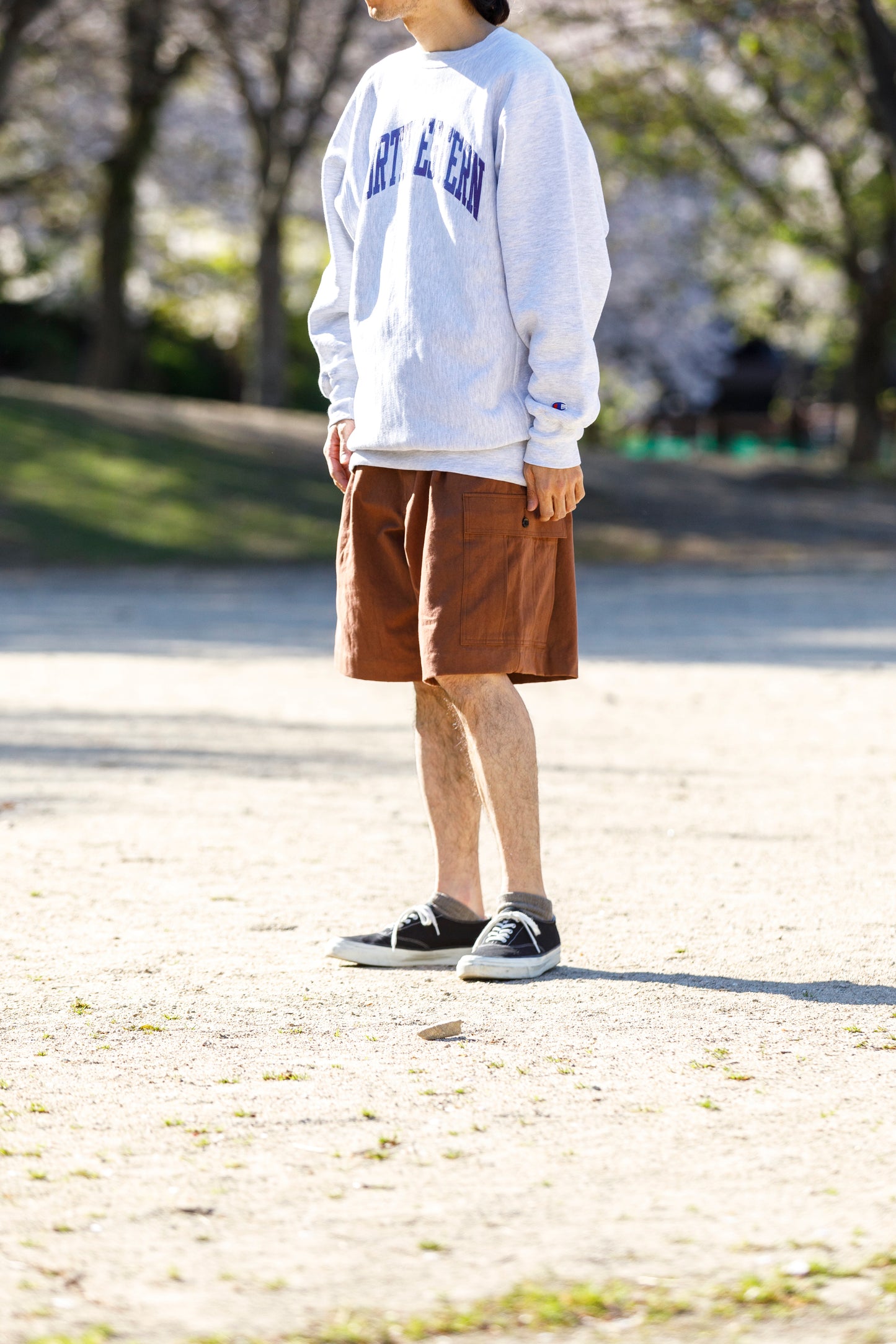 Willow Pants /  P-037 Brown(柿渋染め)