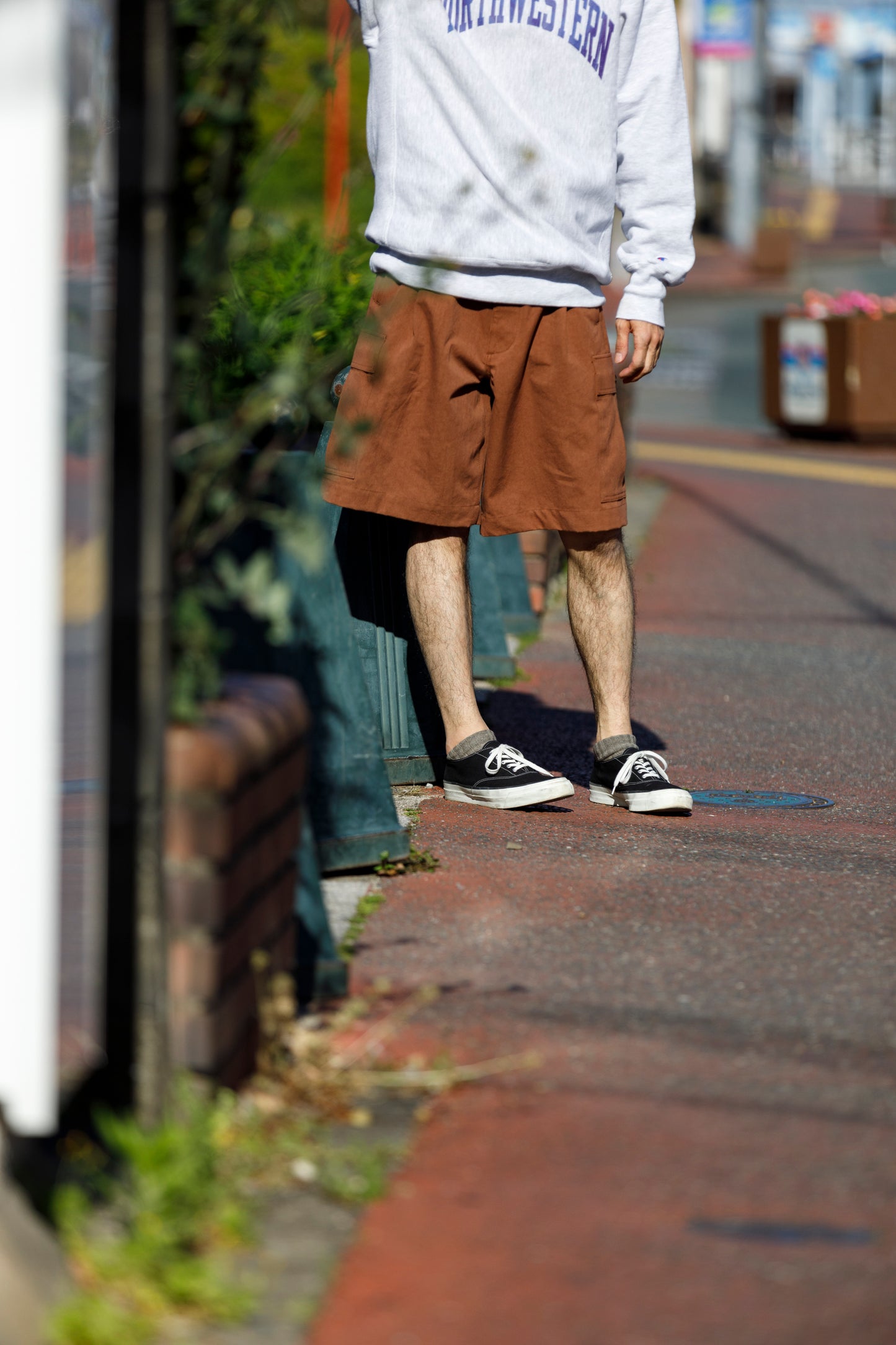 Willow Pants /  P-037 Brown(柿渋染め)