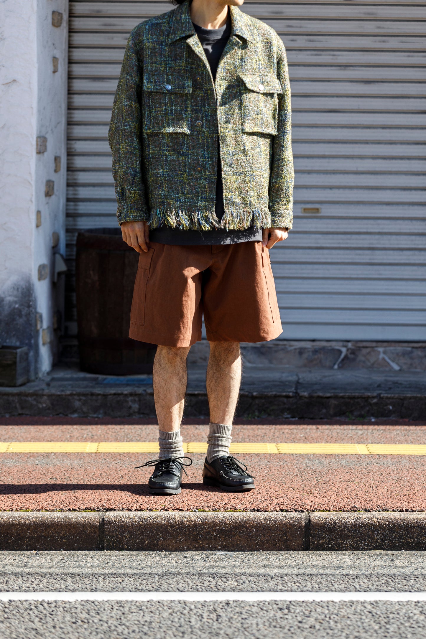 Willow Pants /  P-037 Brown(柿渋染め)