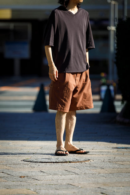 Willow Pants /  P-037 Brown(柿渋染め)