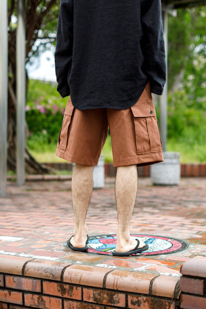 Willow Pants /  P-037 Brown(柿渋染め)