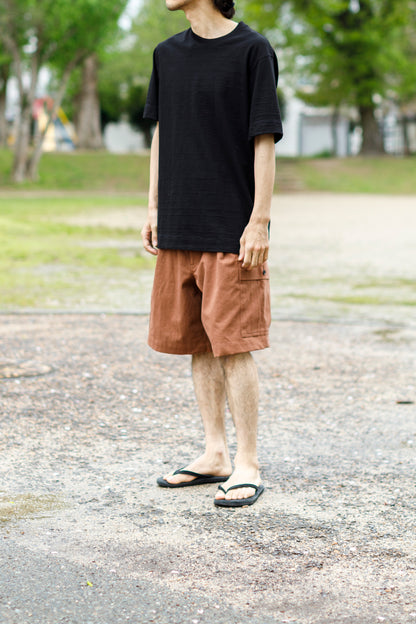 Willow Pants /  P-037 Brown(柿渋染め)