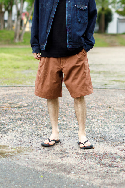 Willow Pants /  P-037 Brown(柿渋染め)