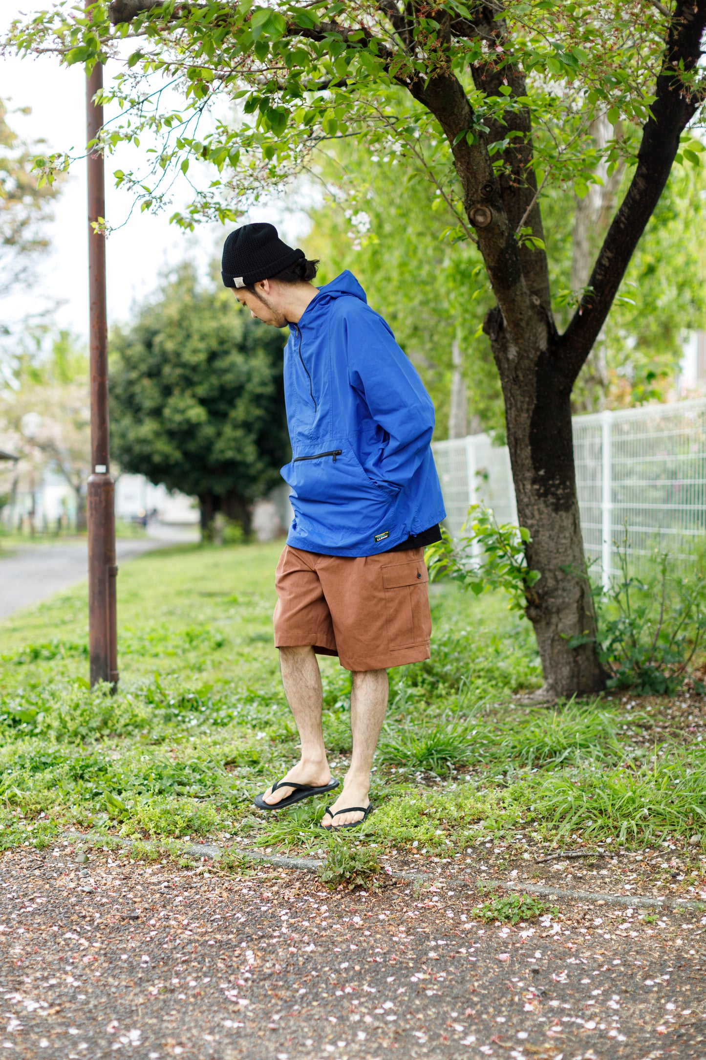 Willow Pants /  P-037 Brown(柿渋染め)