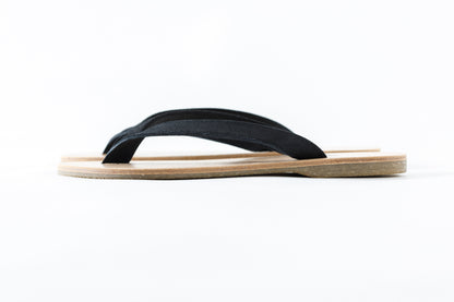 PETROSOLAUM / B-SANDALS(Horse reverse) - Black