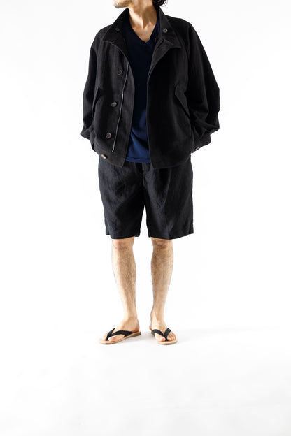 PETROSOLAUM / B-SANDALS(Horse reverse) - Black