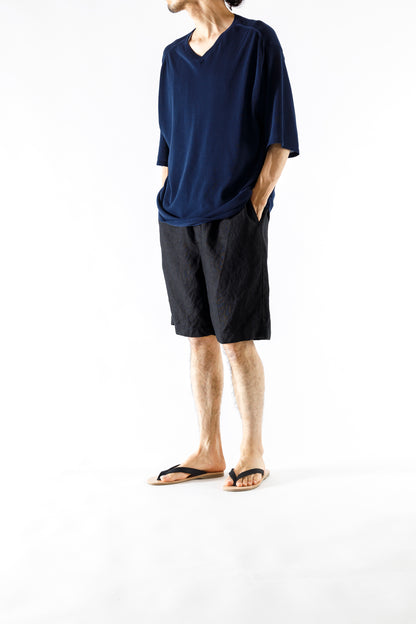 PETROSOLAUM / B-SANDALS(Horse reverse) - Black