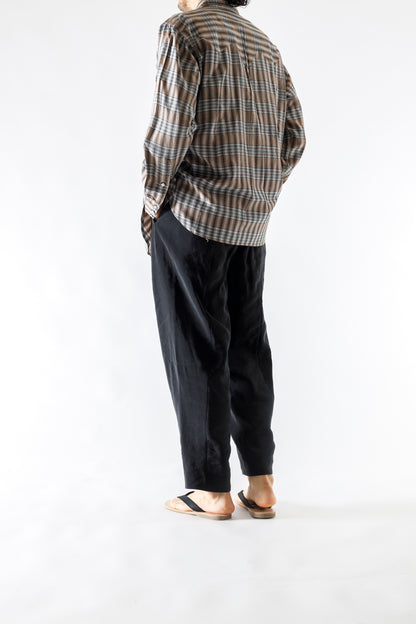 PETROSOLAUM / B-SANDALS(Horse reverse) - Black