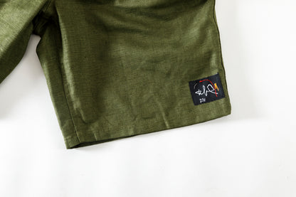 Willow Pants / P-030 - OLIVE(dead stock fabric)