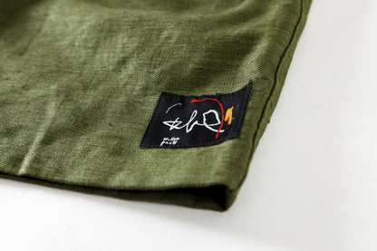 Willow Pants / P-030 - OLIVE(dead stock fabric)