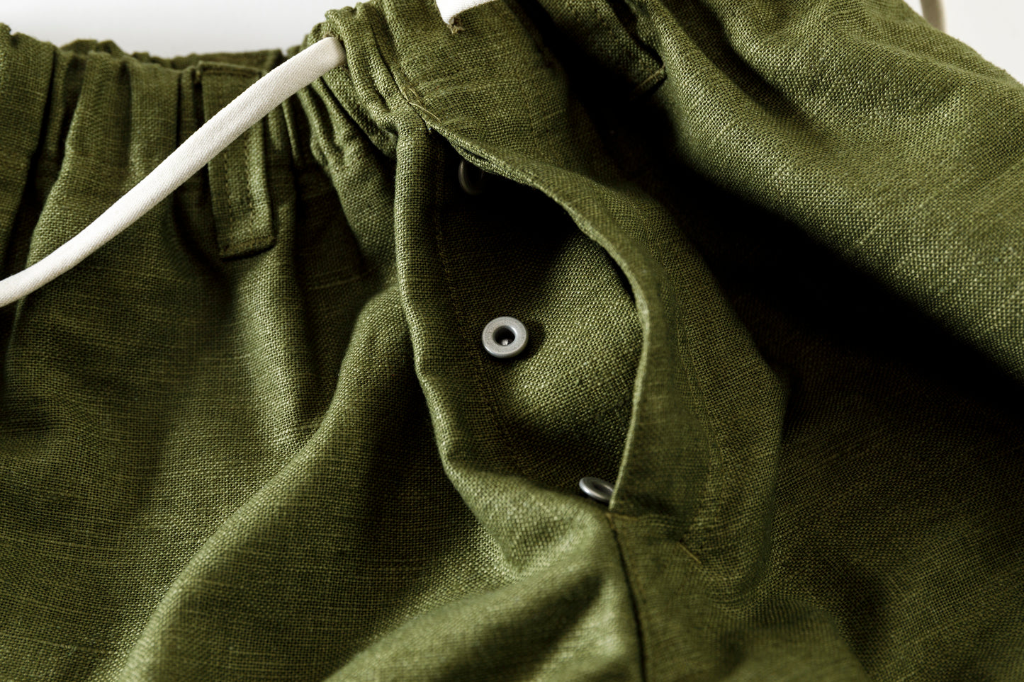 Willow Pants / P-030 - OLIVE(dead stock fabric)