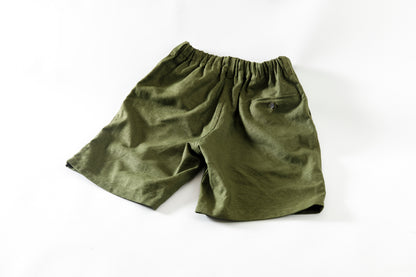 Willow Pants / P-030 - OLIVE(dead stock fabric)
