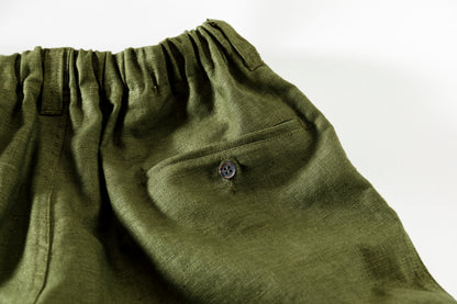 Willow Pants / P-030 - OLIVE(dead stock fabric)