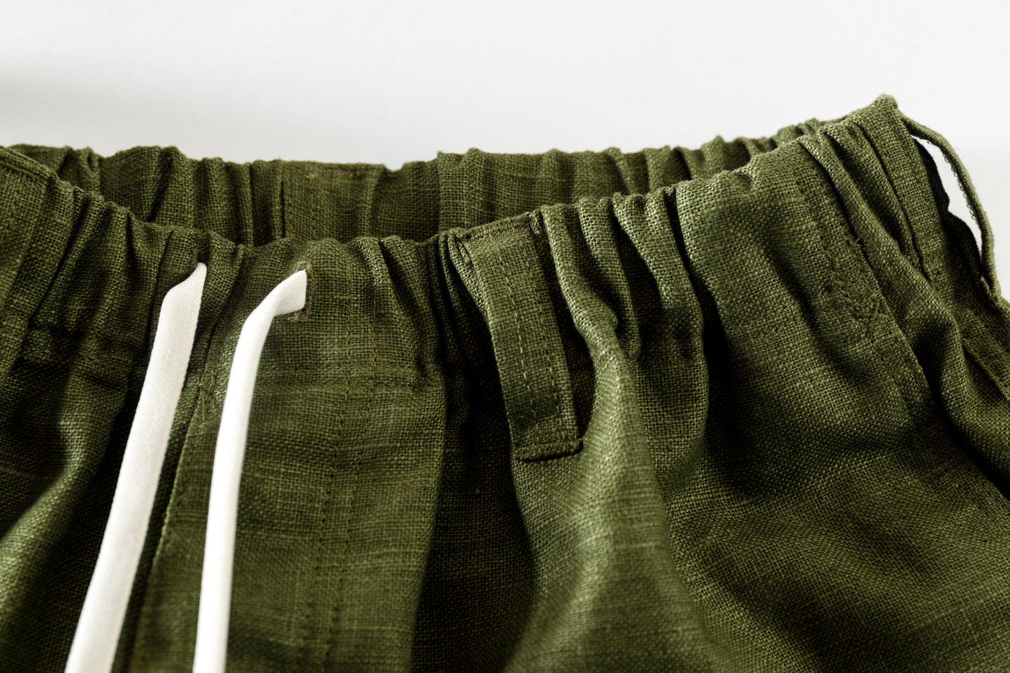 Willow Pants / P-030 - OLIVE(dead stock fabric)