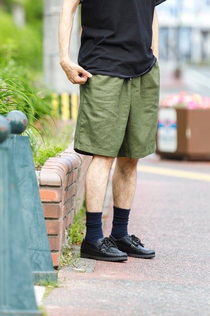 Willow Pants / P-030 - OLIVE(dead stock fabric)