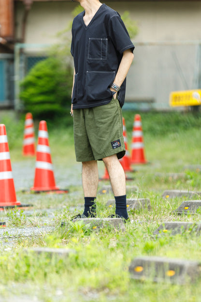 Willow Pants / P-030 - OLIVE(dead stock fabric)