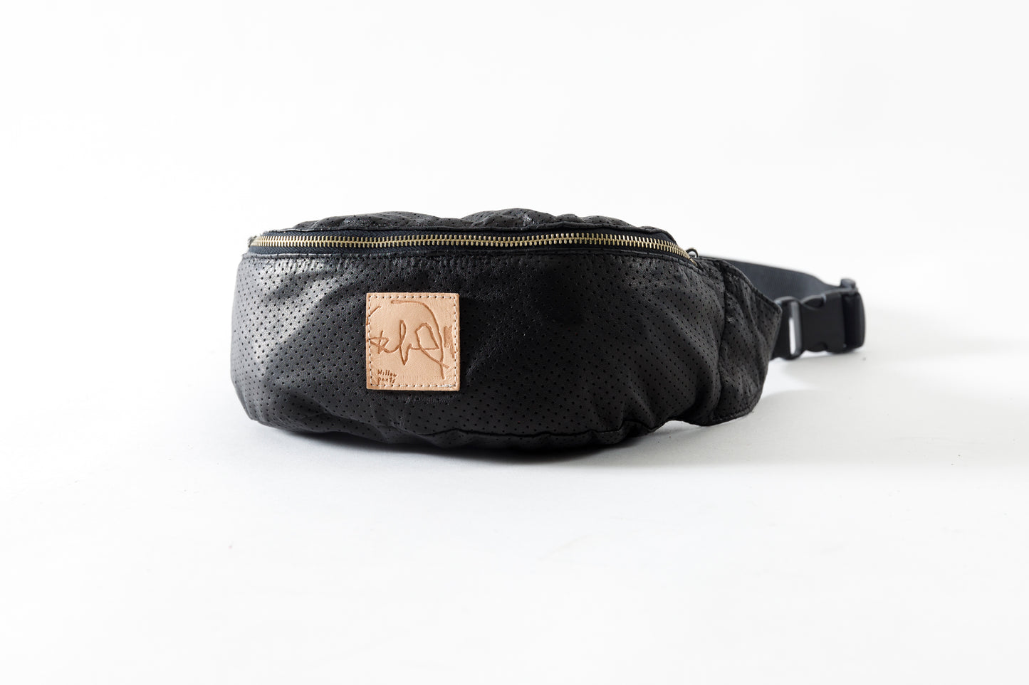 Willow Pants / P-015 Waist Pouch - Cowhide Punching Leather