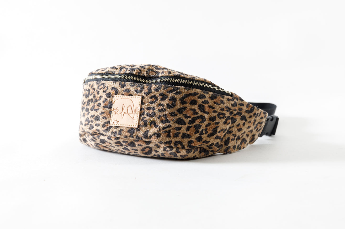 Willow Pants / P-015 Waist Pouch - Cowhide Suede(Leopard Print)