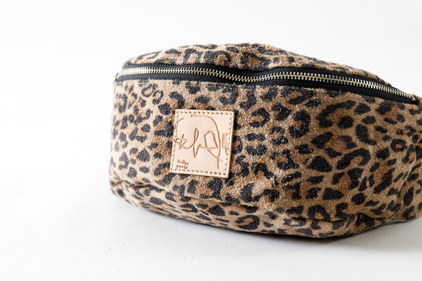 Willow Pants / P-015 Waist Pouch - Cowhide Suede(Leopard Print)