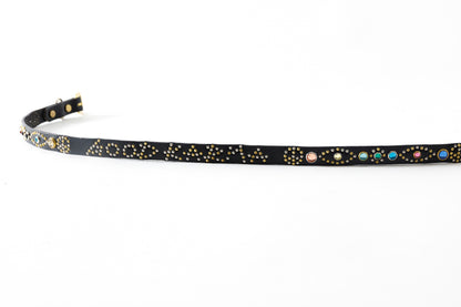 GOODKARMA DEVELOPMENT / Narrow Studs Belt "ASHBURY" - Black サイズ2(32インチ)