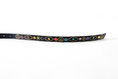 GOODKARMA DEVELOPMENT / Narrow Studs Belt "ASHBURY" - Black サイズ2(32インチ)