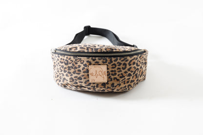 Willow Pants / P-015 Waist Pouch - Cowhide Suede(Leopard Print)