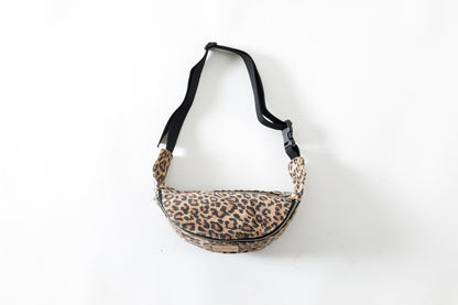 Willow Pants / P-015 Waist Pouch - Cowhide Suede(Leopard Print)