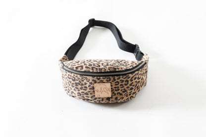 Willow Pants / P-015 Waist Pouch - Cowhide Suede(Leopard Print)