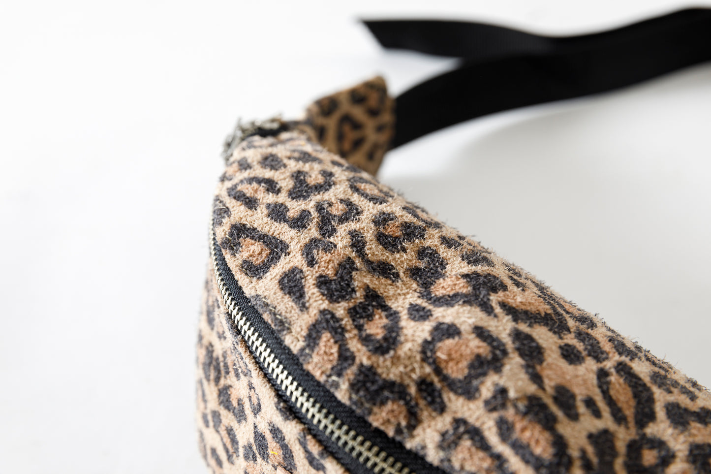 Willow Pants / P-015 Waist Pouch - Cowhide Suede(Leopard Print)