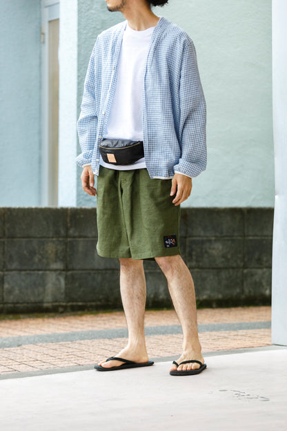 Willow Pants / P-015 Waist Pouch - Cowhide Punching Leather