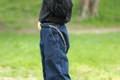 GOODKARMA DEVELOPMENT / Narrow Studs Belt "ASHBURY" - Brown サイズ3(34インチ)
