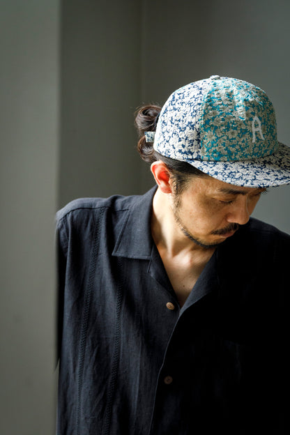 AMIACALVA /  AZ002 Aerobi Cap - Flower Navy