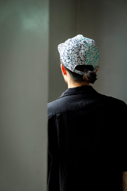 AMIACALVA /  AZ002 Aerobi Cap - Flower Navy