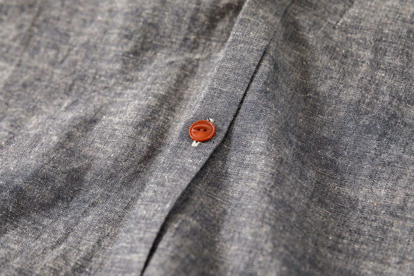KIMURA /  narrowing cardigan - Black Chambray